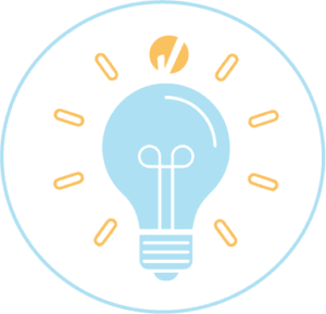 innovation InCheck values, innovation icon.
