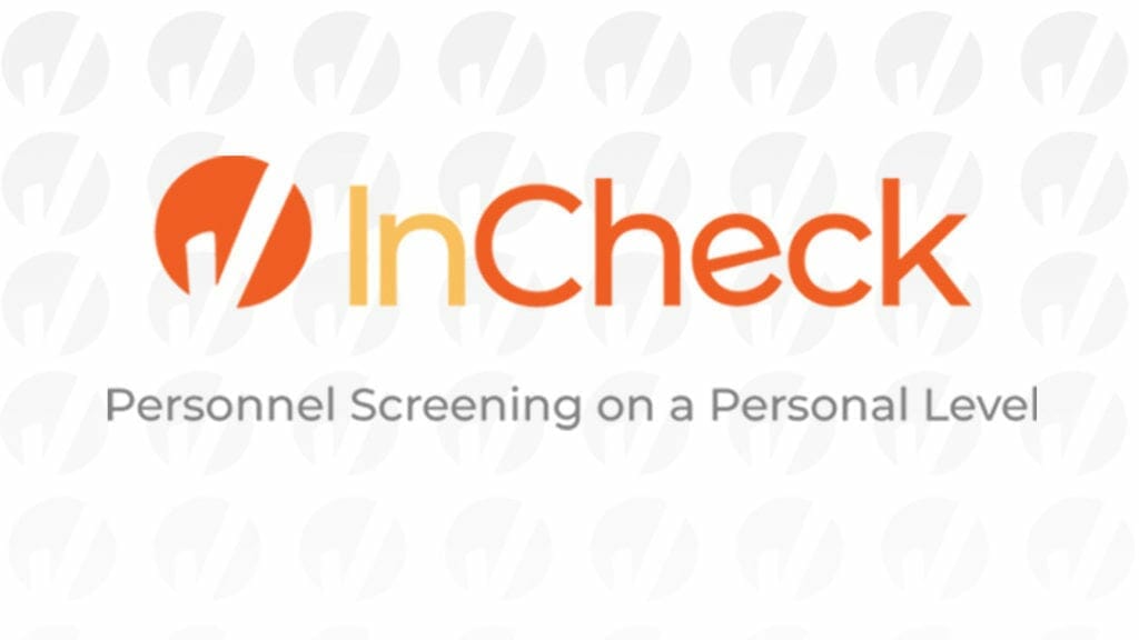 InCheck orange and yellow logo with tagline below