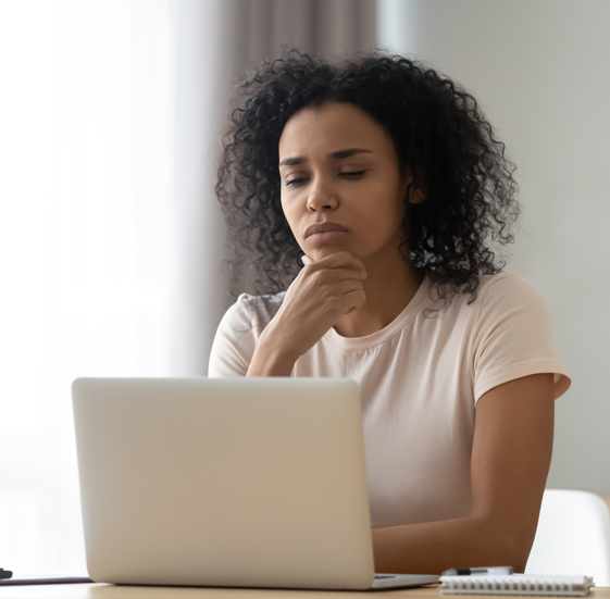 Women sitting at computer