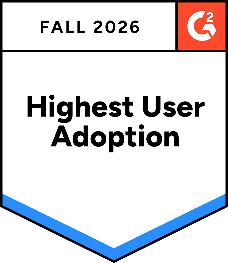 G2 Fall 2026 Highest User Adoption - Drug Testing